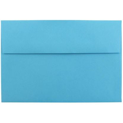 Picture of JAM Paper Booklet Invitation Envelopes, A8, Gummed Seal, 30% Recycled, Dark Blue, Pack Of 25