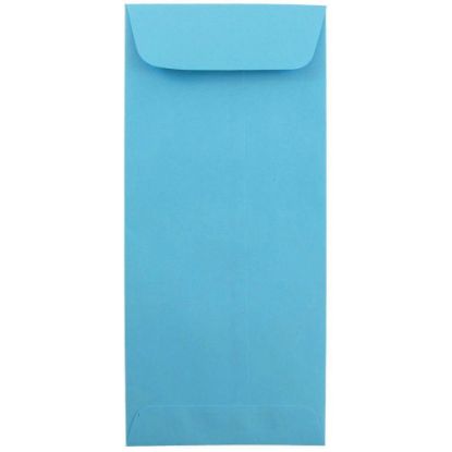 Picture of JAM Paper #10 Policy Envelopes, Gummed Seal, 30% Recycled, Blue, Pack Of 25