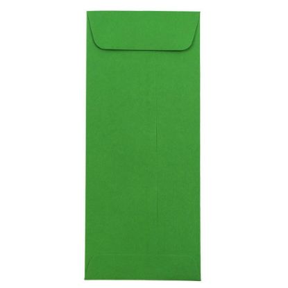 Picture of JAM Paper #10 Policy Envelopes, Gummed Seal, 30% Recycled, Green, Pack Of 25