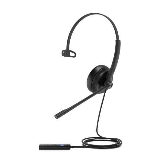 Picture of Yealink Mono Teams USB Wired Headset, Black, YEA-UH34-MONO-TEAM