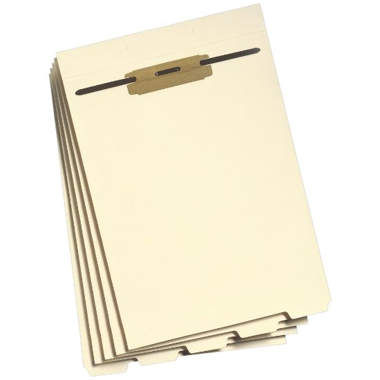 Picture of Smead End-Tab Folder Dividers With Fasteners, Letter Size, Manila, Box Of 50