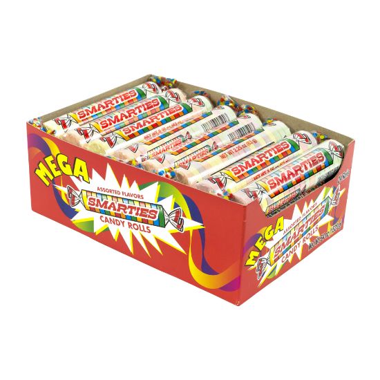 Picture of Nestle Smarties Mega Smarties Rolls, Box Of 24