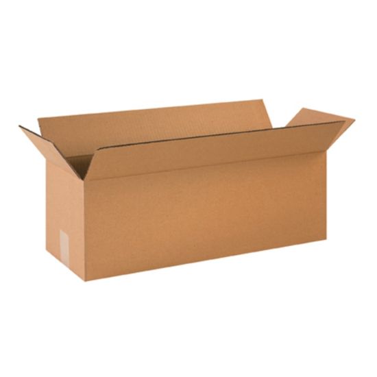 Picture of Partners Brand Long Corrugated Boxes, 24in x 6in x 8in, Kraft, Bundle of 25