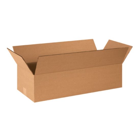 Picture of Partners Brand Long Corrugated Boxes, 24in x 9in x 6in, Kraft, Bundle of 25