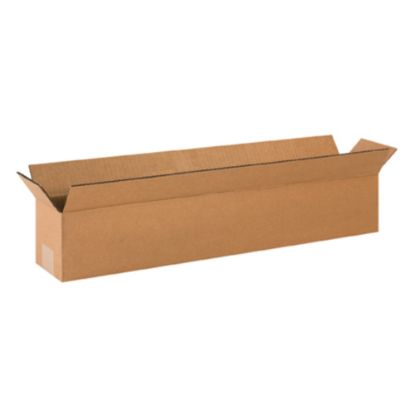 Picture of Partners Brand Long Corrugated Boxes 24in x 6in x 4in, Bundle of 25