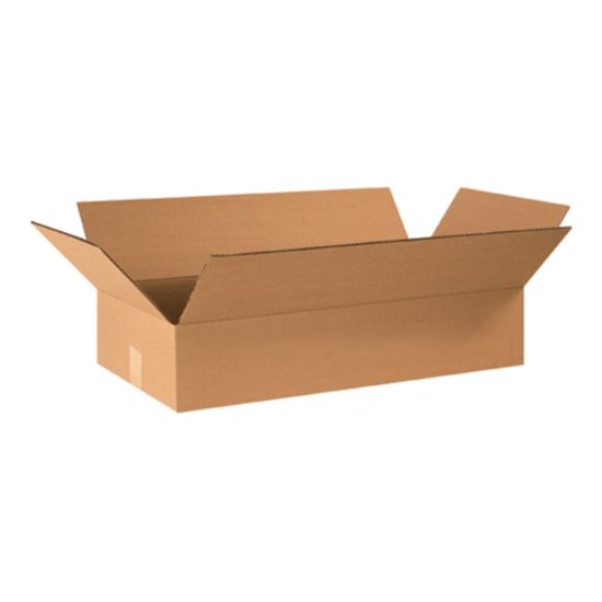 Picture of Partners Brand Flat Corrugated Boxes 24in x 12in x 4in, Bundle of 25