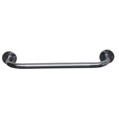 Picture of DMI Steel Knurled Grab Bar, 18inH x 2inW x 3inD, Silver