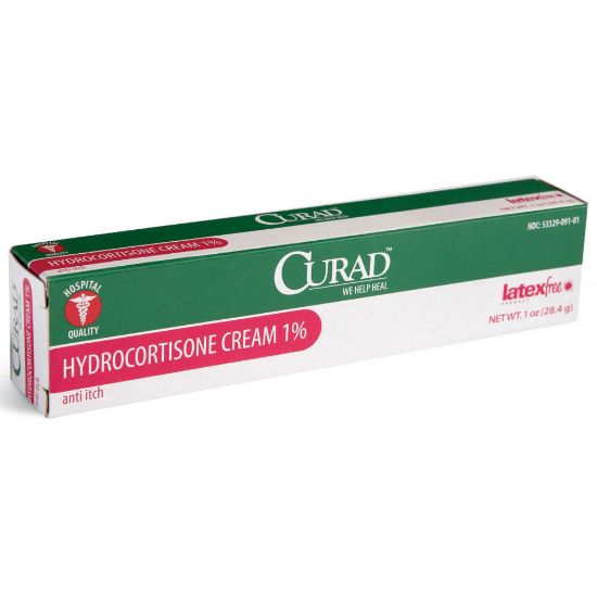 Picture of CURAD Hydrocortisone Cream, 1 Oz Tubes, Pack Of 12