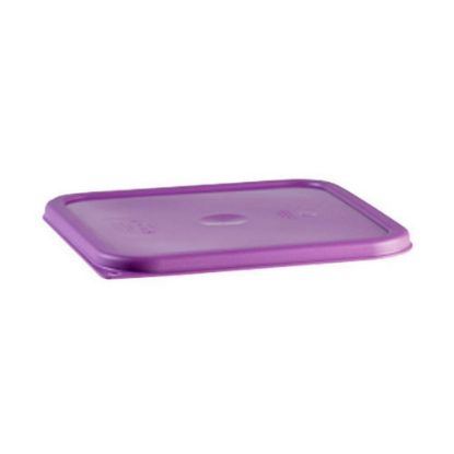 Picture of Cambro Allergen-Free CamSquare Cover, 1in x 9in x 8in, Purple