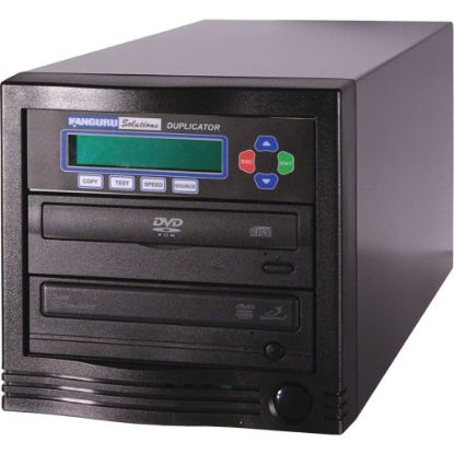 Picture of Kanguru DVD Duplicator 1 to 1 Target - Disk duplicator - DVD�RW (�R DL) x 1, DVD-ROM x 1 - max drives: 2 - 24x - USB 2.0 - external - TAA Compliant