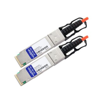 Picture of AddOn 10m Dell Compatible QSFP+ AOC - Direct attach cable - QSFP+ to QSFP+ - 33 ft - twinaxial - active