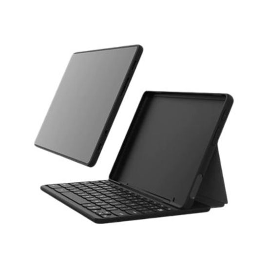 Picture of Lenovo - Keyboard and folio case - POGO pin - QWERTY - US - black keyboard, black case - for 10e Chromebook Tablet 82AM, 82AQ; ThinkCentre M75t Gen 2 11W5