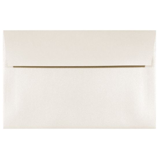 Picture of JAM Paper Booklet Invitation Envelopes, A9, Gummed Seal, Stardream Metallic Opal, Pack Of 25