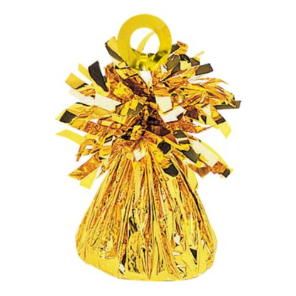 Picture of Amscan 6 Oz Foil Balloon Weights, Gold, Pack Of 12 Weights