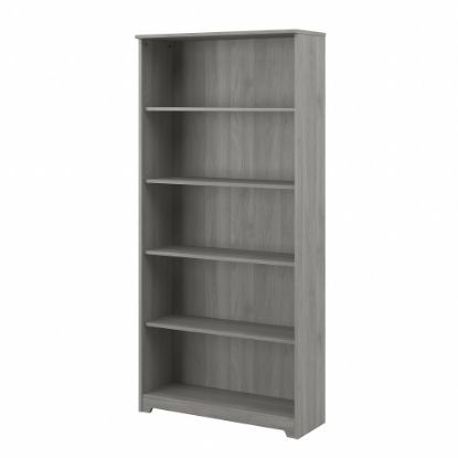 Picture of Bush Business Furniture Cabot 67inH 5-Shelf Bookcase, Modern Gray, Standard Delivery