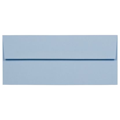 Picture of JAM PAPER #10 Business Premium Envelopes, 4 1/8in x 9 1/2in, Pastel Baby Blue, Pack Of 25