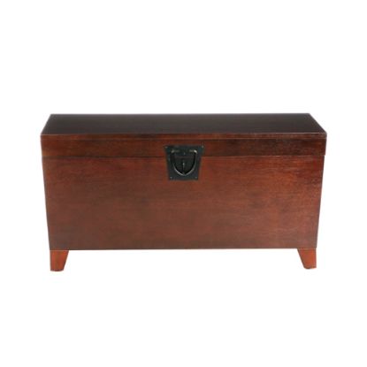 Picture of SEI Furniture Pyramid Trunk Cocktail Table, Espresso