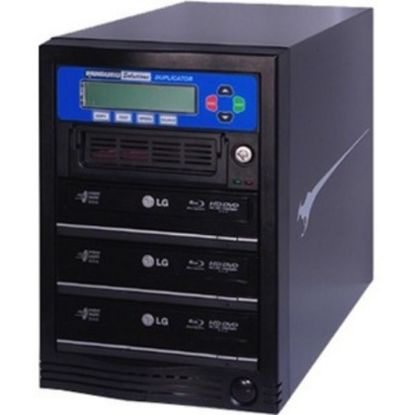 Picture of Kanguru Blu-Ray Duplicator 3 Target - Disk duplicator - BD-RE x 3 - max drives: 3 - USB - external - TAA Compliant