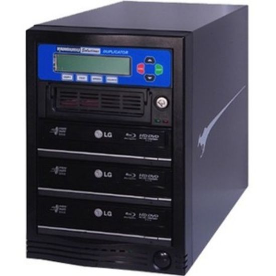 Picture of Kanguru Blu-Ray Duplicator 3 Target - Disk duplicator - BD-RE x 3 - max drives: 3 - USB - external - TAA Compliant