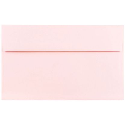 Picture of JAM Paper Booklet Invitation Envelopes, A10, Gummed Seal, Baby Pink, Pack Of 25