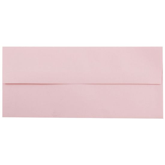 Picture of JAM PAPER #10 Business Premium Envelopes, 4 1/8 x 9 1/2, Baby Pink Pastel, 25/Pack