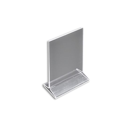 Picture of Azar Displays Top-Load Acrylic Sign Holders, 8 1/2in x 5 1/2in, Clear, Pack Of 10