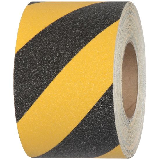 Picture of Tape Logic Heavy-Duty Antislip Tape, 3in Core, 2in x 60ft, Black/Yellow