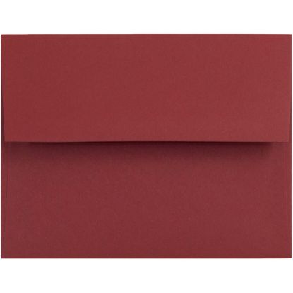 Picture of JAM Paper Booklet Invitation Envelopes, A2, Gummed Seal, Dark Red, Pack Of 25