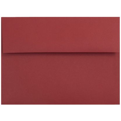 Picture of JAM Paper Booklet Invitation Envelopes, A7, Gummed Seal, Dark Red, Pack Of 25