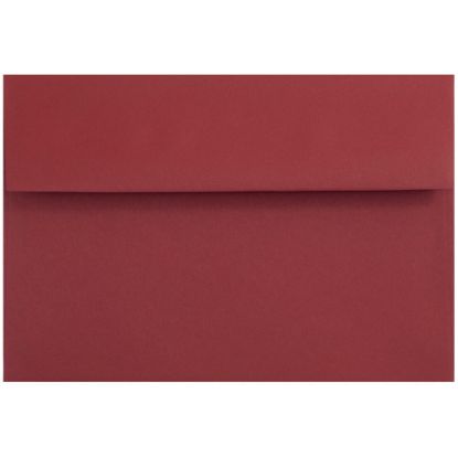 Picture of JAM Paper Booklet Invitation Envelopes, A8, Gummed Seal, Dark Red, Pack Of 25