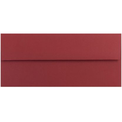 Picture of JAM PAPER #10 Business Premium Envelopes, 4 1/8in x 9 1/2in, Dark Red, Pack Of 25