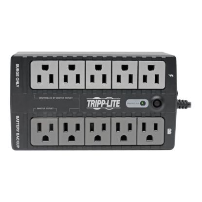 Picture of Tripp Lite ECO Series 10-Outlet Energy-Saving Standby UPS System, Black, ECO550UPS