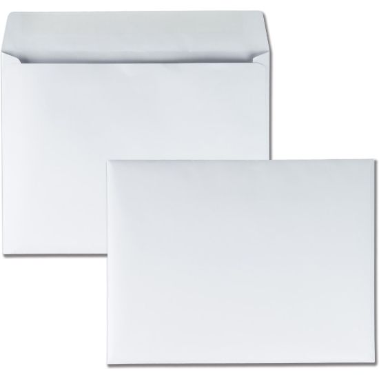 Picture of Quality Park Open-Side Booklet Envelopes, 9in x 12in, White, Box Of 250