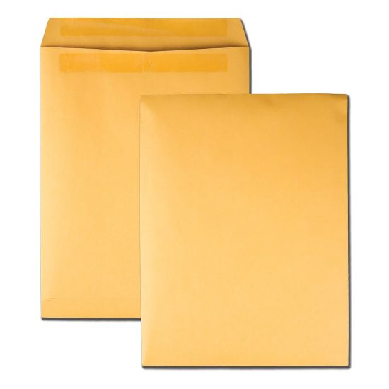 Picture of Quality Park Redi-Seal Catalog Envelopes, 10in x 13in, Self-Adhesive, Brown Kraft, Box Of 250