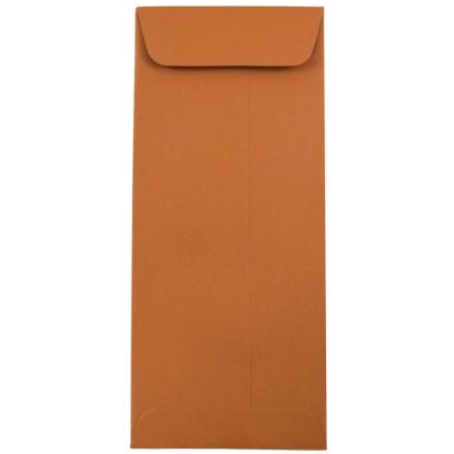 Picture of JAM Paper #10 Policy Envelopes, Gummed Seal, Dark Orange, Pack Of 25