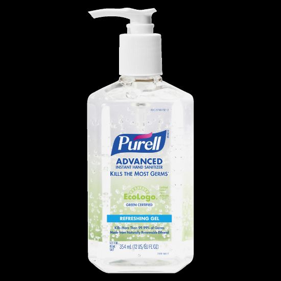 Picture of Purell ADX Advanced Green Certified Gel Instant Hand Sanitizer, 354.9 mL