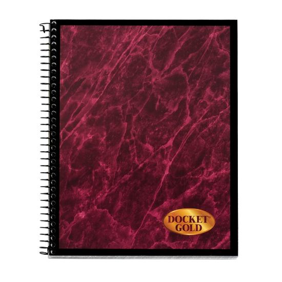 Picture of TOPS Docket Gold Project Planner, 6 3/4in x 8 1/2in, 70 Sheets, Burgundy