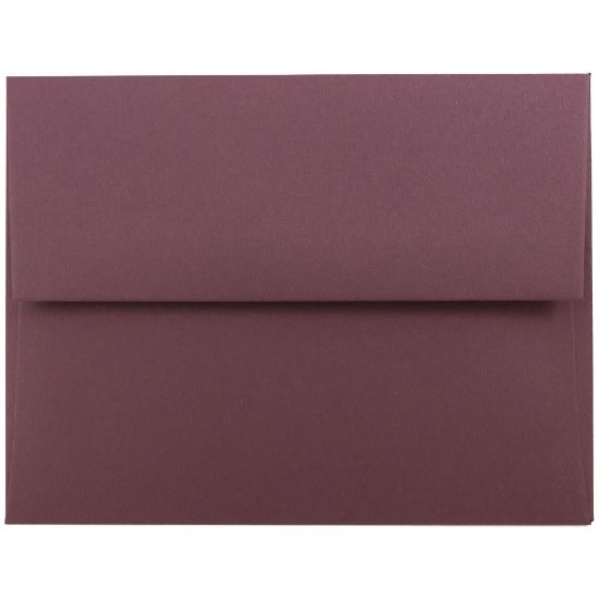 Picture of JAM Paper Booklet Invitation Envelopes, A2, Gummed Seal, Burgundy, Pack Of 25