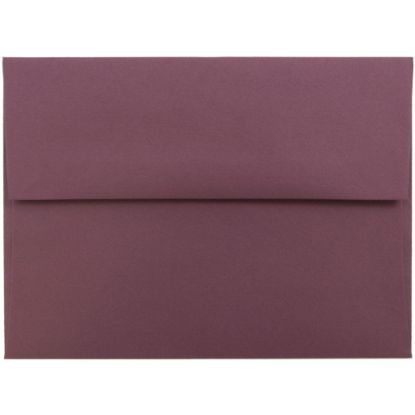 Picture of JAM Paper Booklet Invitation Envelopes, A6, Gummed Seal, Burgundy, Pack Of 25