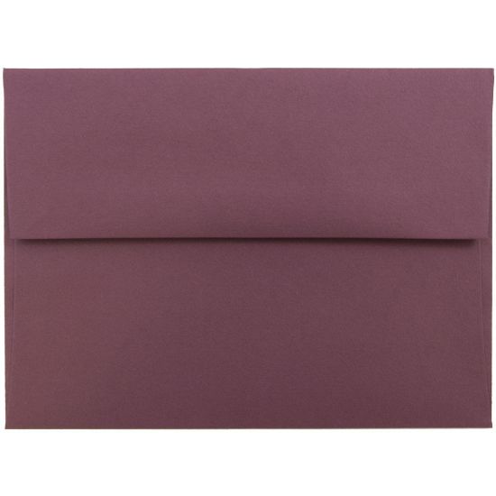 Picture of JAM Paper Booklet Invitation Envelopes, A6, Gummed Seal, Burgundy, Pack Of 25