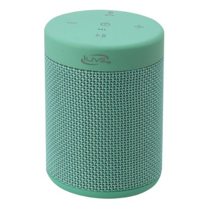 Picture of iLive ISBW108 Bluetooth Waterproof Speaker, 3.5inH x 2.6inW x 2.6inD, Teal, ISBW108TQ