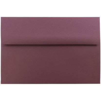 Picture of JAM Paper Booklet Invitation Envelopes, A8, Gummed Seal, Burgundy, Pack Of 25