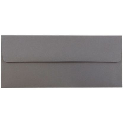 Picture of JAM PAPER #10 Business Premium Envelopes, 4 1/8 x 9 1/2, Dark Grey, 25/Pack