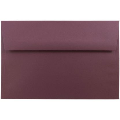 Picture of JAM Paper Booklet Invitation Envelopes, A9, Gummed Seal, Burgundy, Pack Of 25