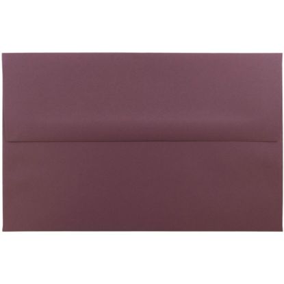 Picture of JAM Paper Booklet Invitation Envelopes, A10, Gummed Seal, Burgundy, Pack Of 25