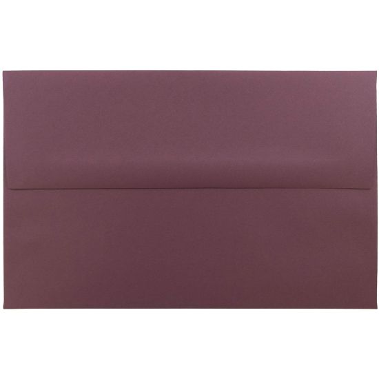 Picture of JAM Paper Booklet Invitation Envelopes, A10, Gummed Seal, Burgundy, Pack Of 25