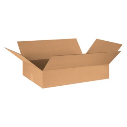 Picture of Partners Brand Flat Corrugated Boxes, 30in x 20in x 6in, Kraft, Bundle of 15