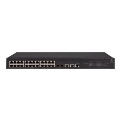 Picture of HPE 1950-24G-2SFP+-2XGT - Switch - L3 - managed - 24 x 10/100/1000 + 2 x Gigabit SFP / 10 Gigabit SFP+ + 2 x 10Gb Ethernet - rack-mountable