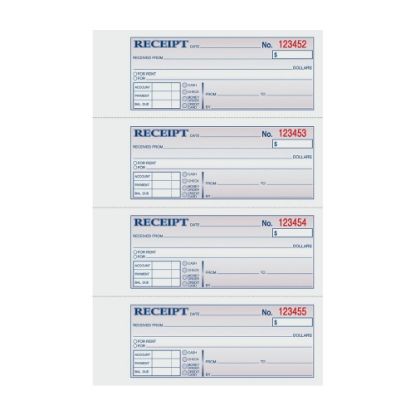 Picture of TOPS Manifold Receipt Book, 3-Part, 7 5/8in x 11in, White/Canary/Pink