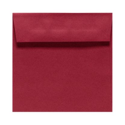 Picture of LUX Square Envelopes, 5 1/2in x 5 1/2in, Peel & Press Closure, Garnet Red, Pack Of 1,000